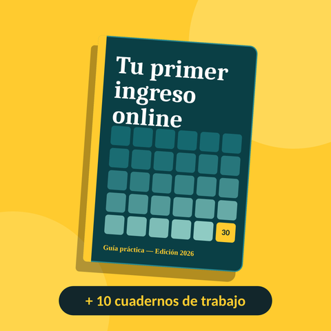 Tu primer ingreso online: ebook + 10 cuadernos de trabajo
