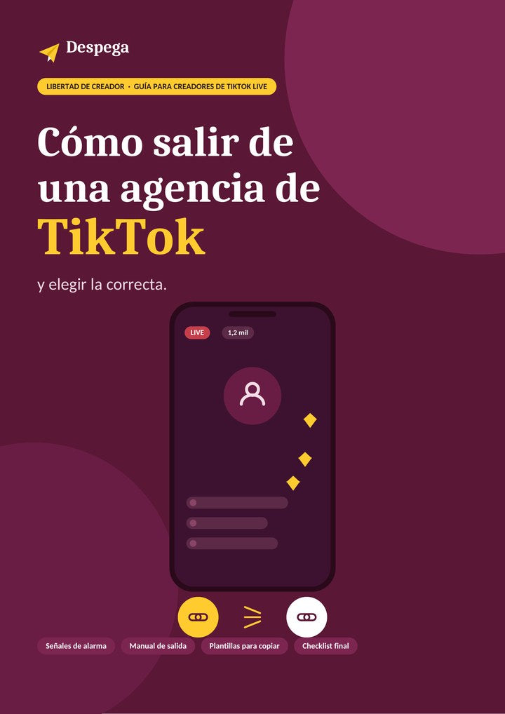Portada de la guía Cómo salir de una agencia de TikTok y elegir la correcta
